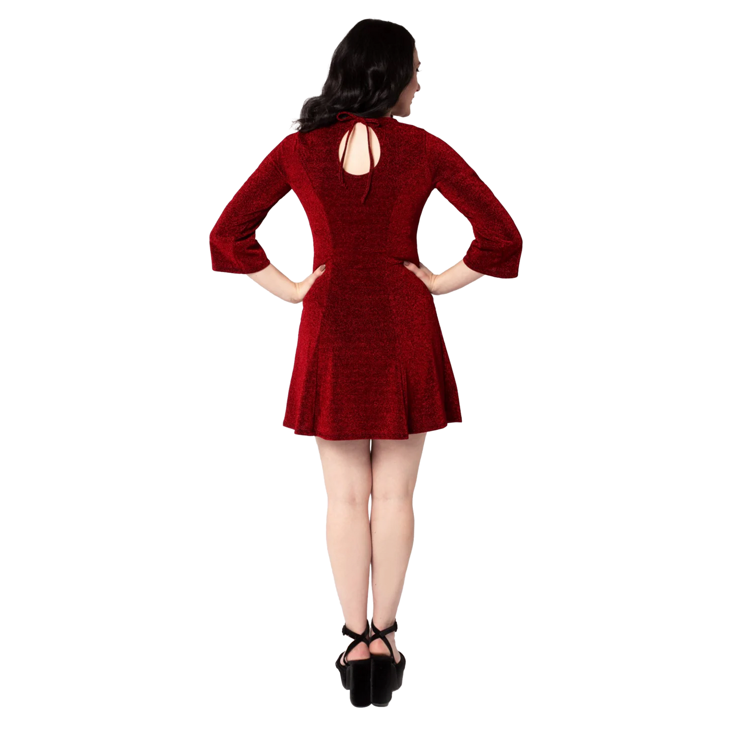 HELL BUNNY Dress Loco-Motion - Red