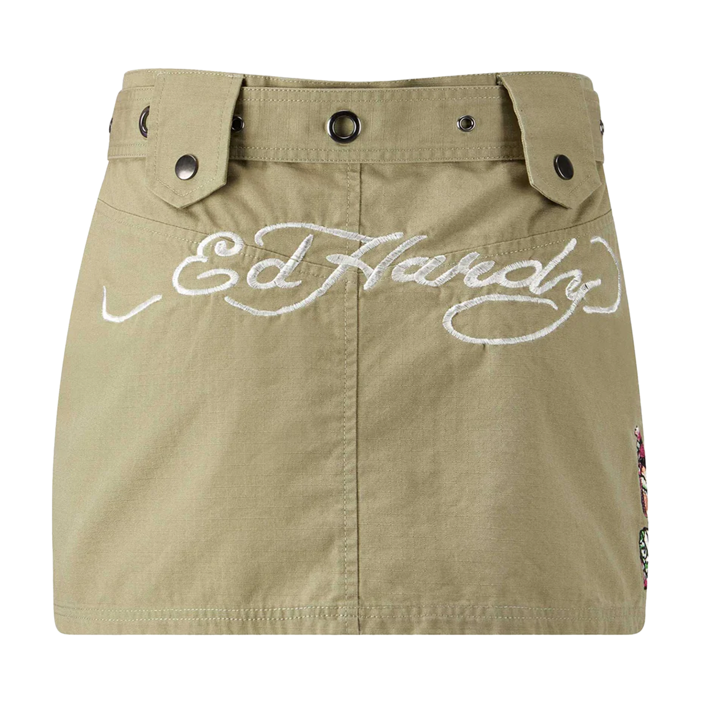 ED HARDY Womens Geisha Girl Cargo Mini Skirt