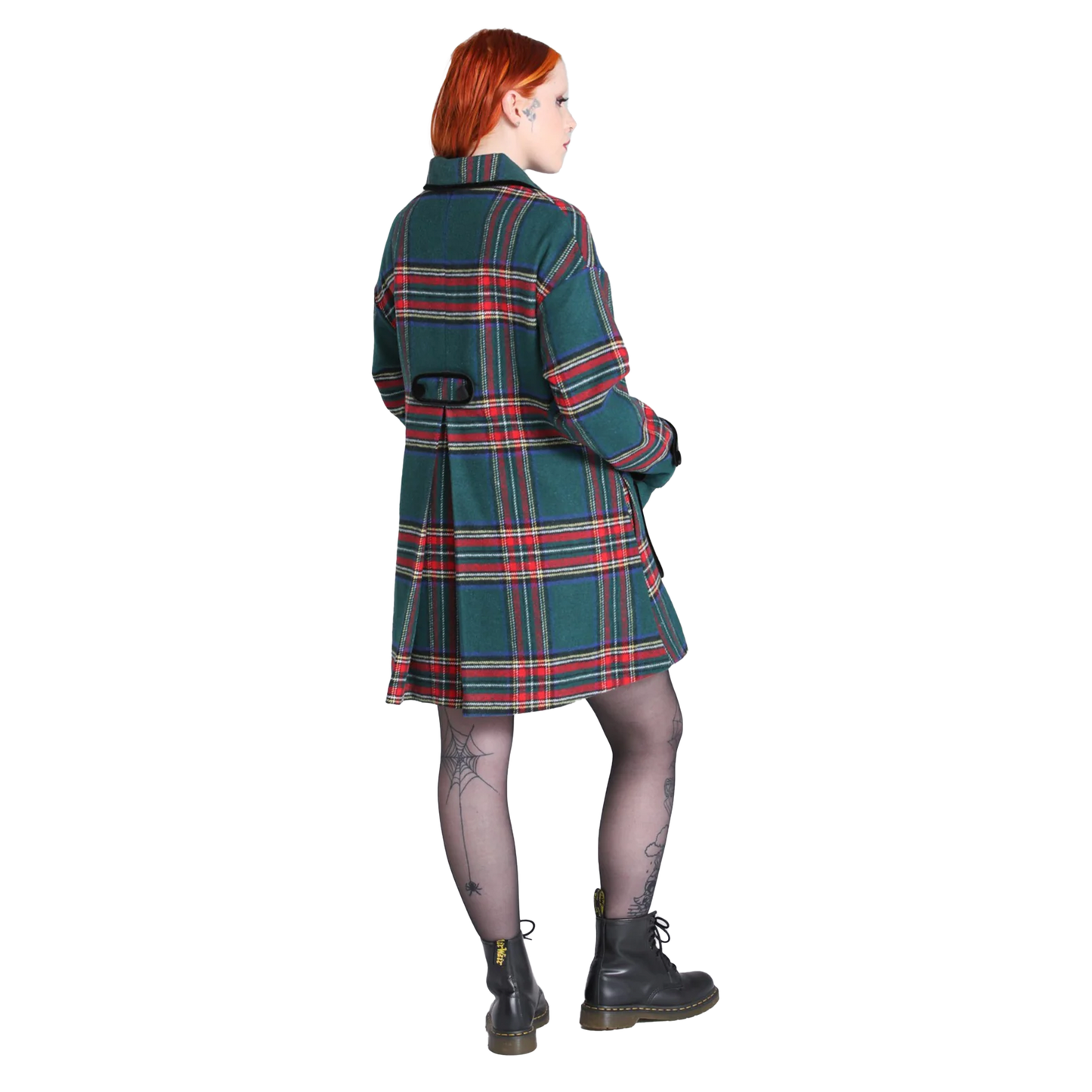 HELL BUNNY Coat Stanley - Green
