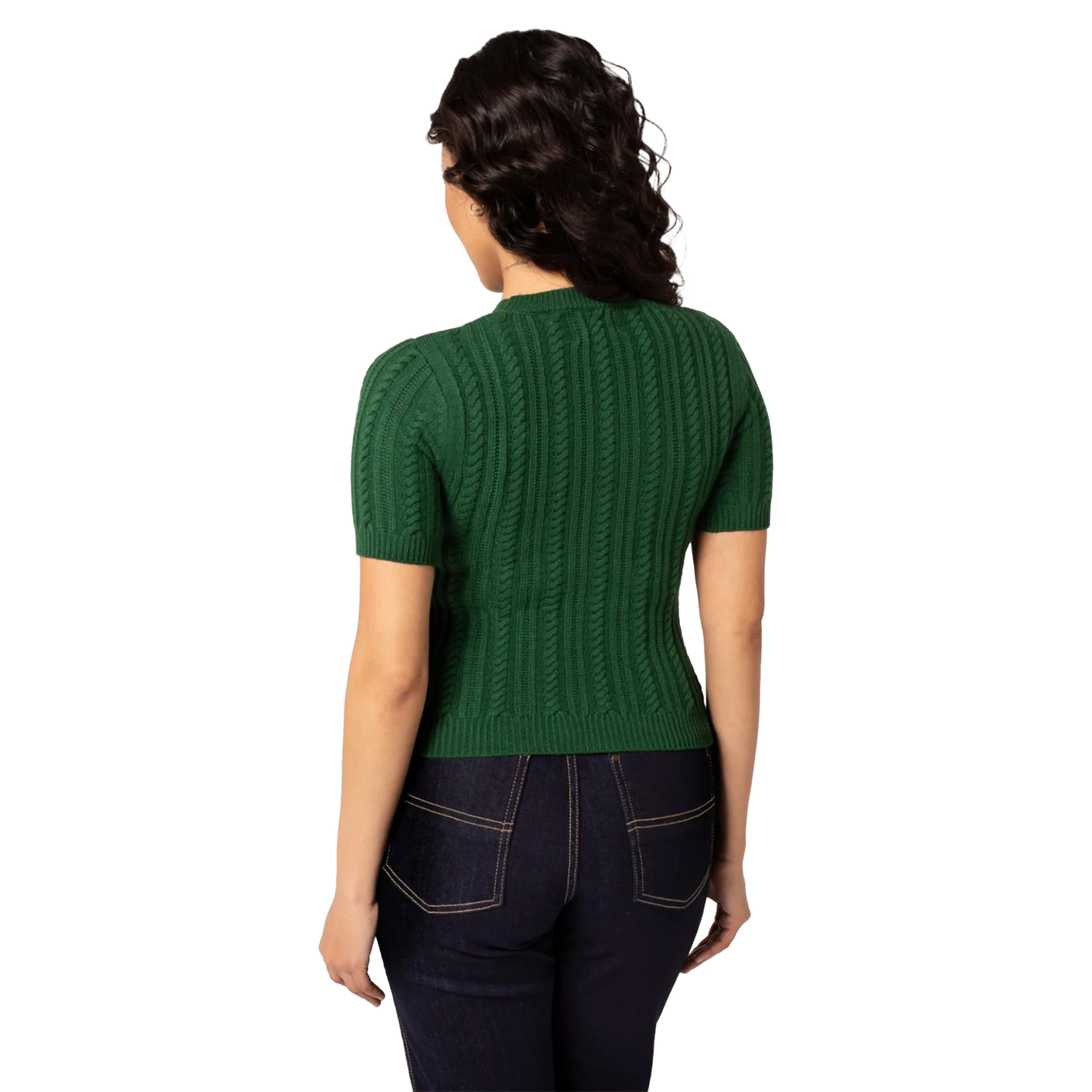 HELL BUNNY Autumn Top - Green