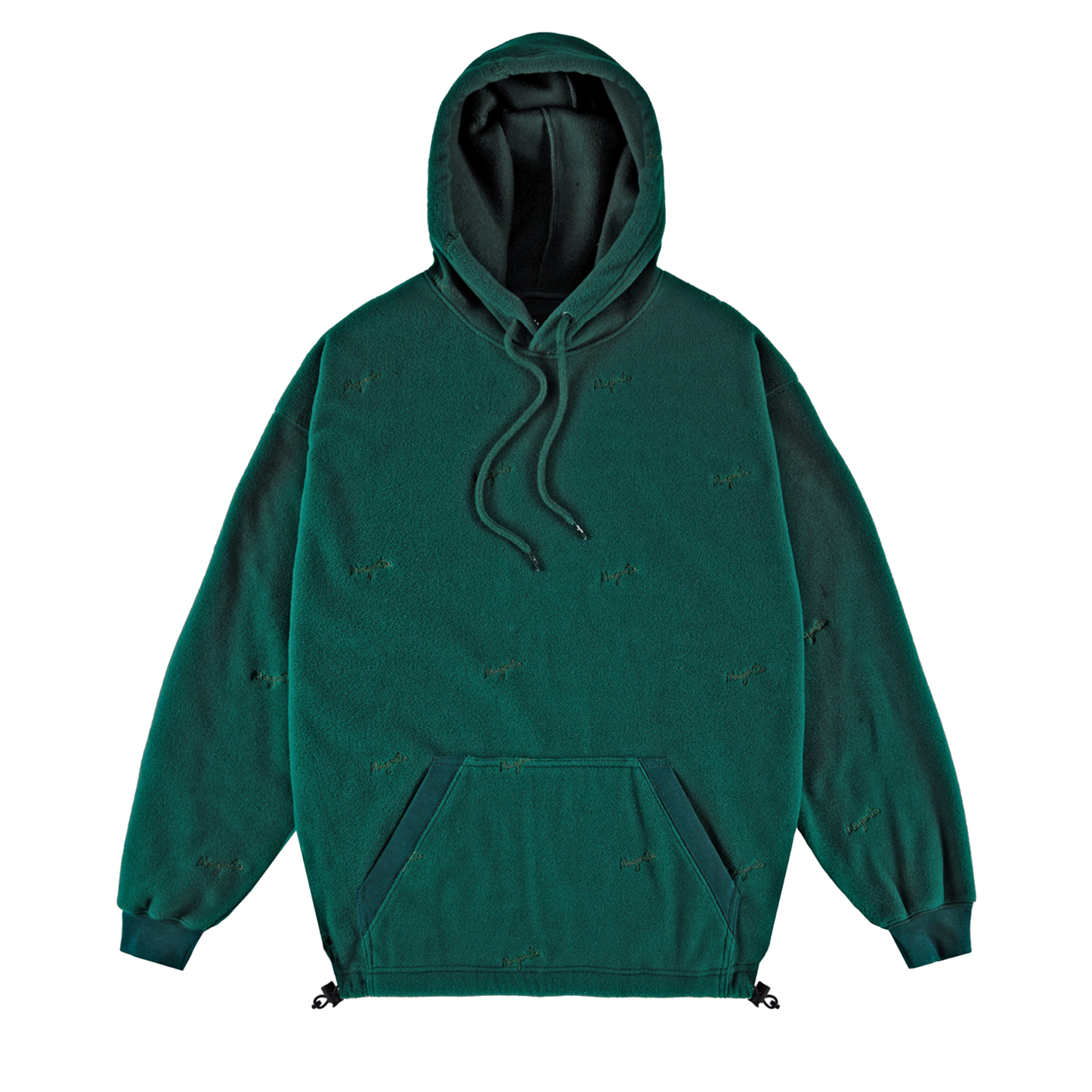 MAGENTA Loop Fleece Hoodie - Green