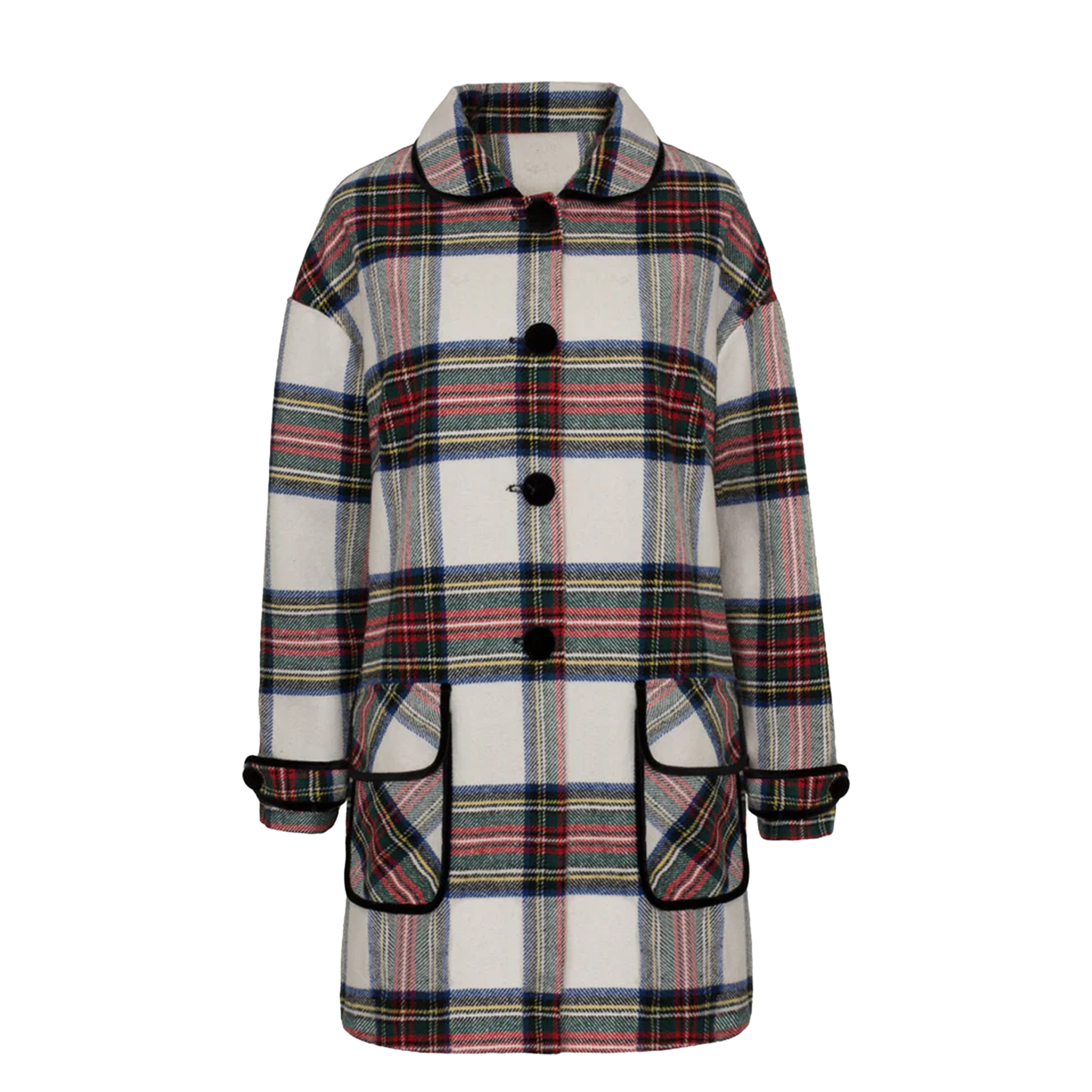 HELL BUNNY Coat Stanley - White
