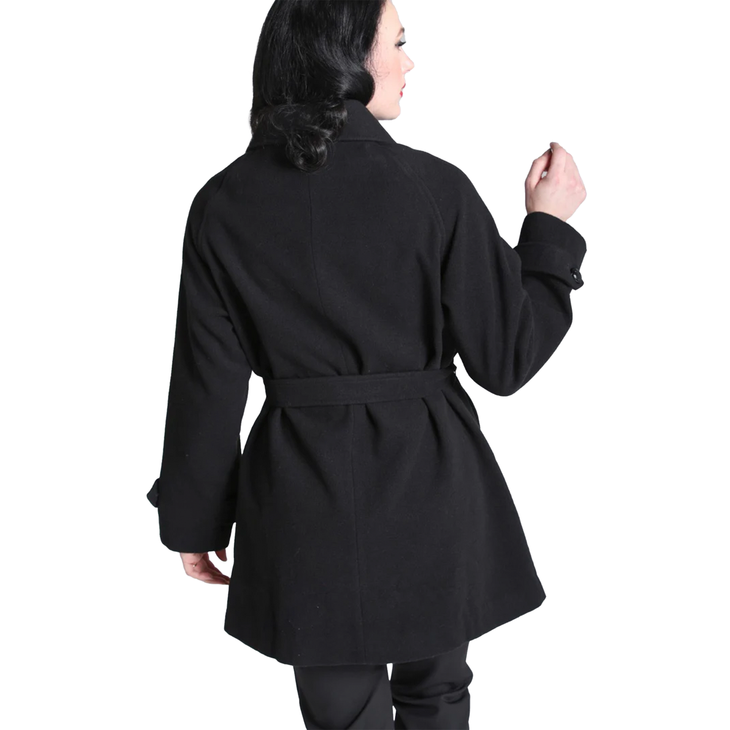 HELL BUNNY Coat Juliette - Black