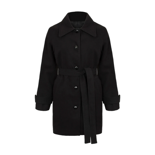 HELL BUNNY Coat Juliette - Black