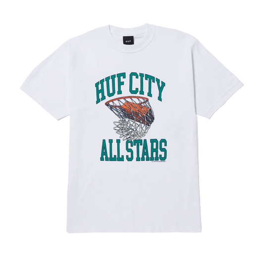 HUF T-Shirt Swish - White
