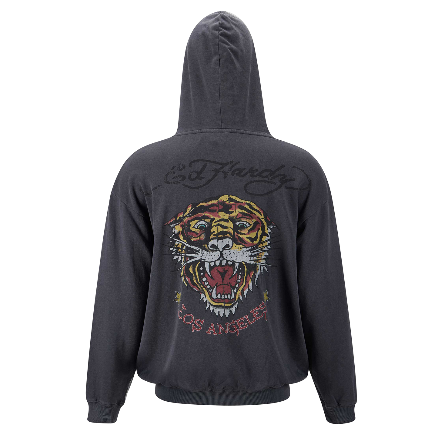 ED HARDY Hoodie Melrose Tiger - Charcoal