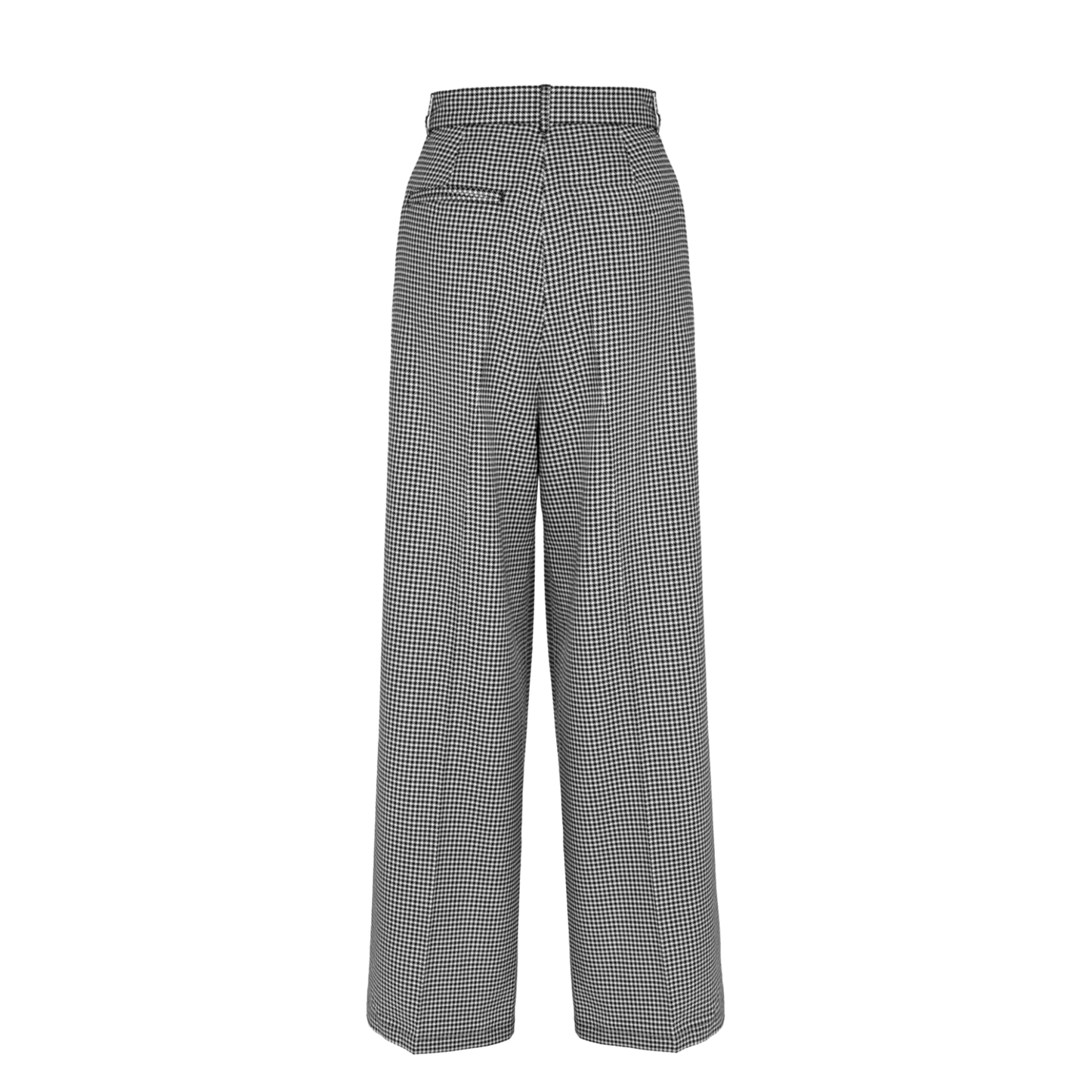 HELL BUNNY Teddy Trousers - Black/White