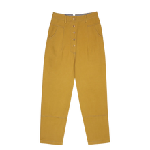 LOWIE Cotton Drill 5 Button Trousers Ochre