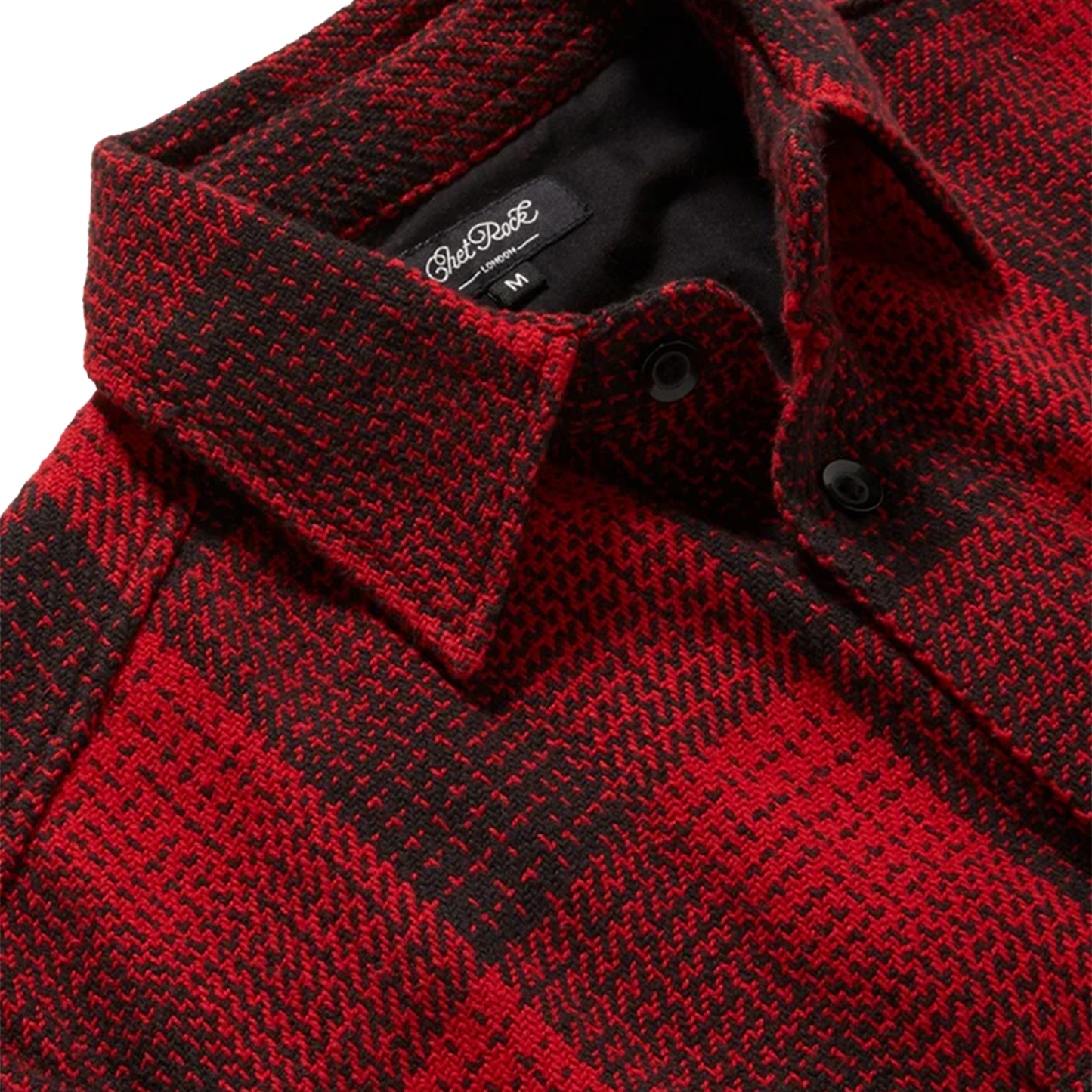 CHET ROCK Overshirt Durango Plaid - Red