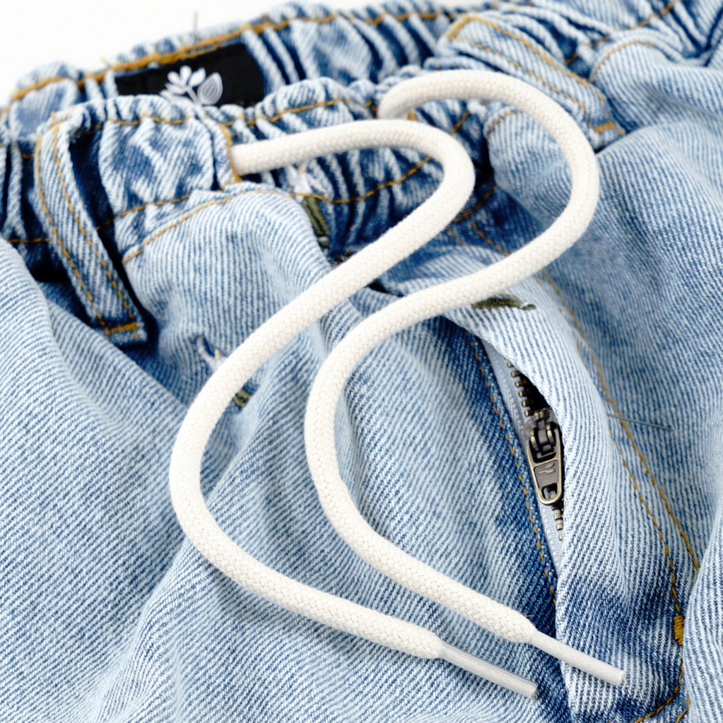 Magenta Pws Loose Pants - Washed Denim