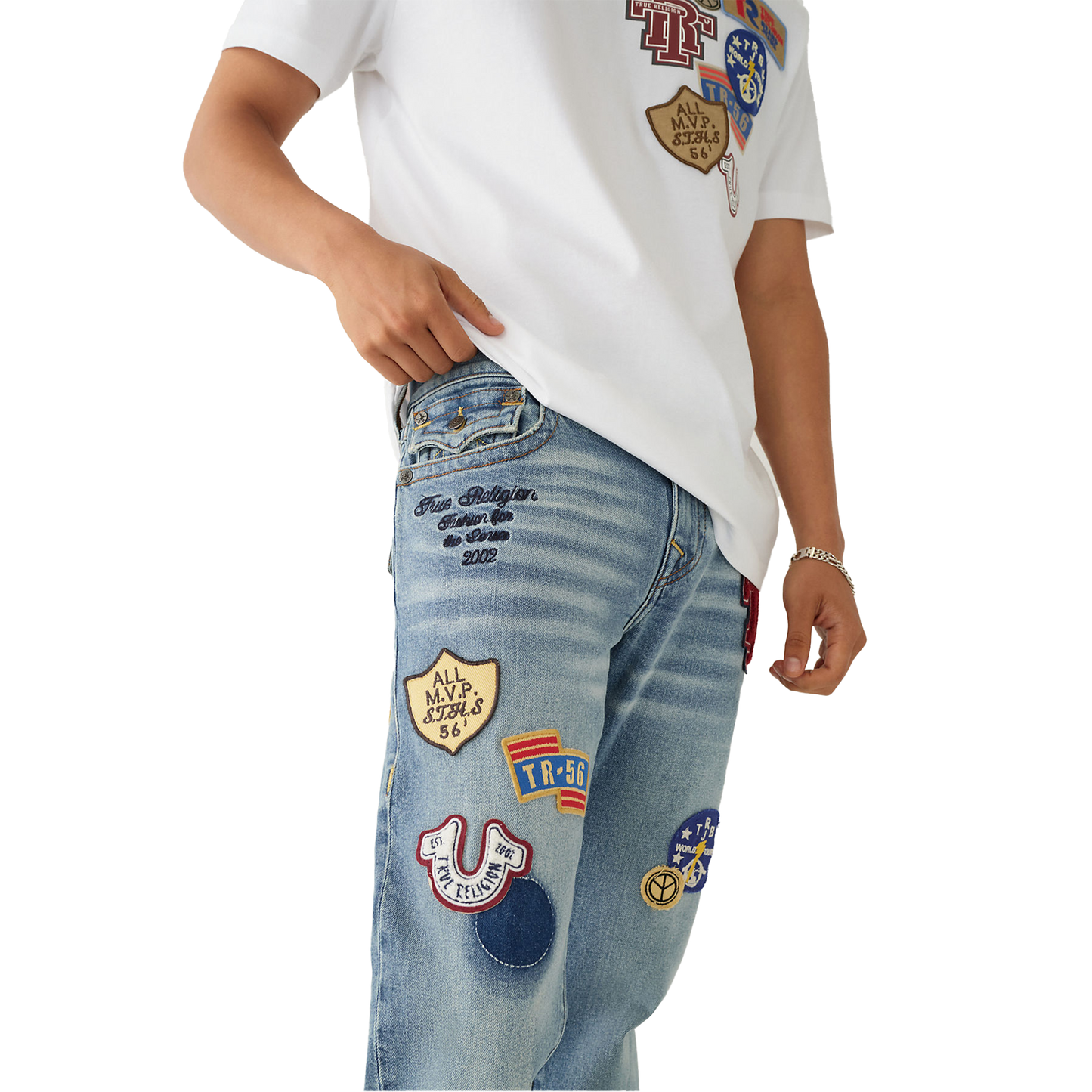 True religion Rocco patch jeans