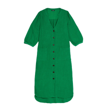 LOWIE Linen Viscose Dress Emerald