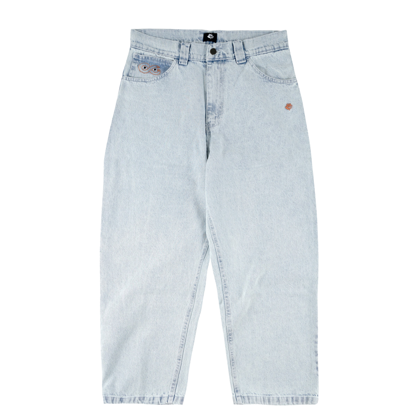 Magenta Og Pants - Washed Denim