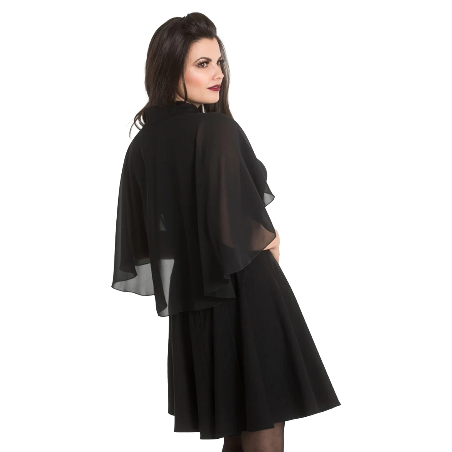 HELL BUNNY Draco Blouse - Black