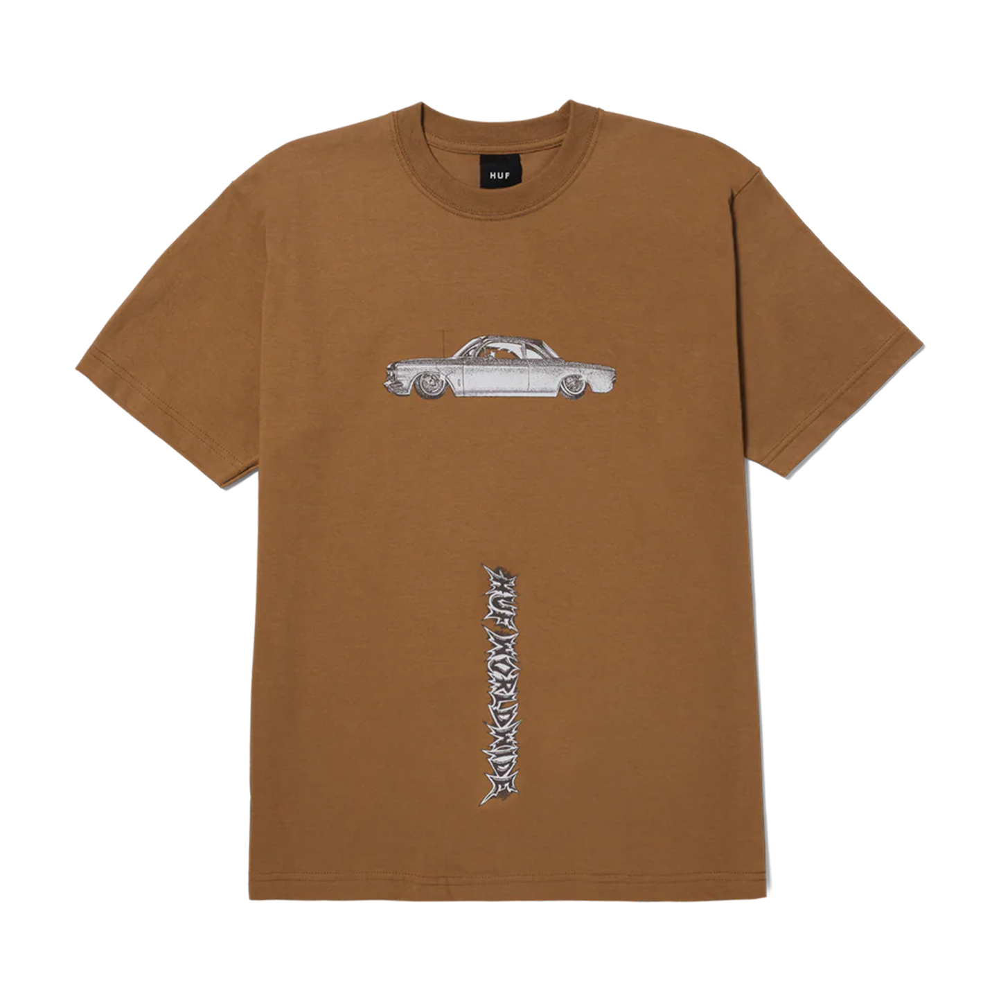 HUF S/S T-Shirt Car Club - Camel