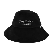 JUICY COUTURE CLAUDINE/ VELOUR LONG BRIM BUCKET HAT