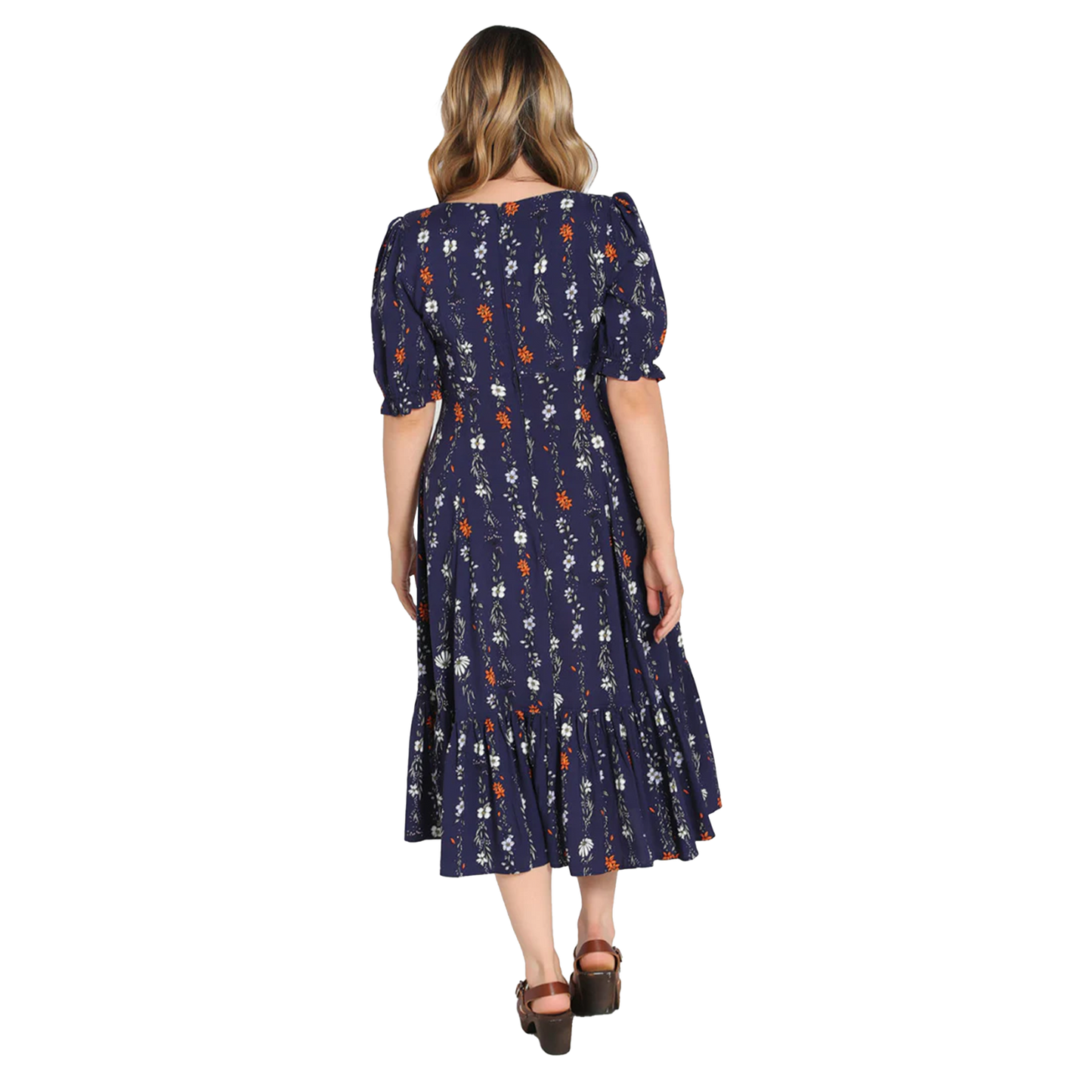 HELL BUNNY Asta Maxi Dress - Blue