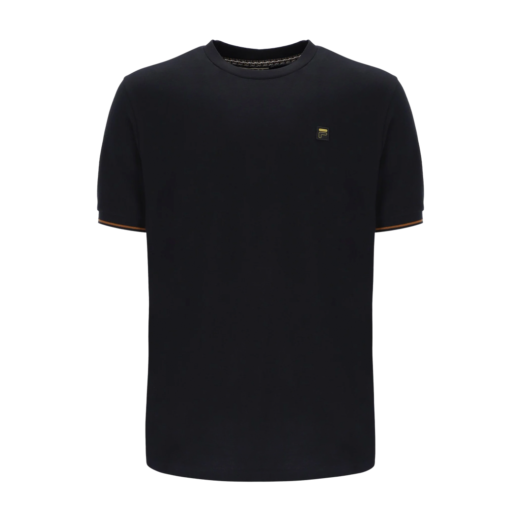 FILA TADDEO TEE WITH RIB CUFF AND TIPPING
