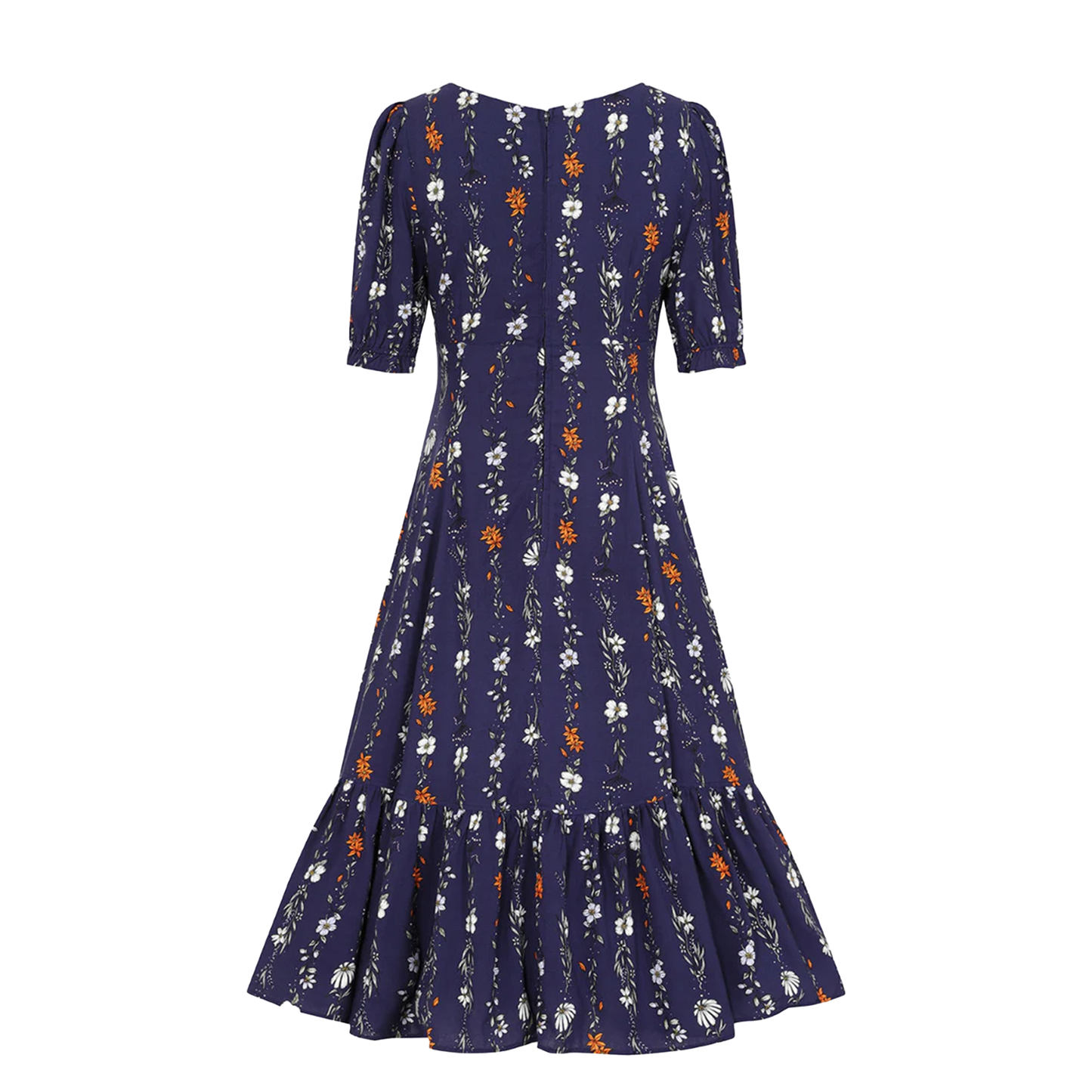 HELL BUNNY Asta Maxi Dress - Blue