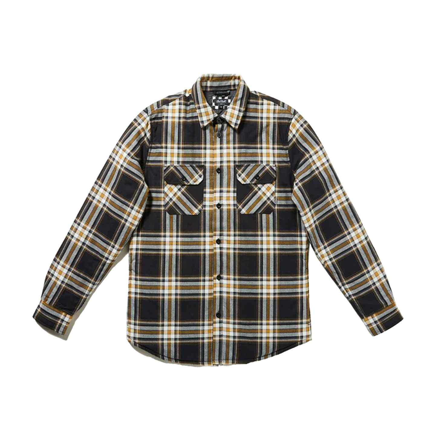 CHET ROCK Overshirt Flannel Checked - Mustard