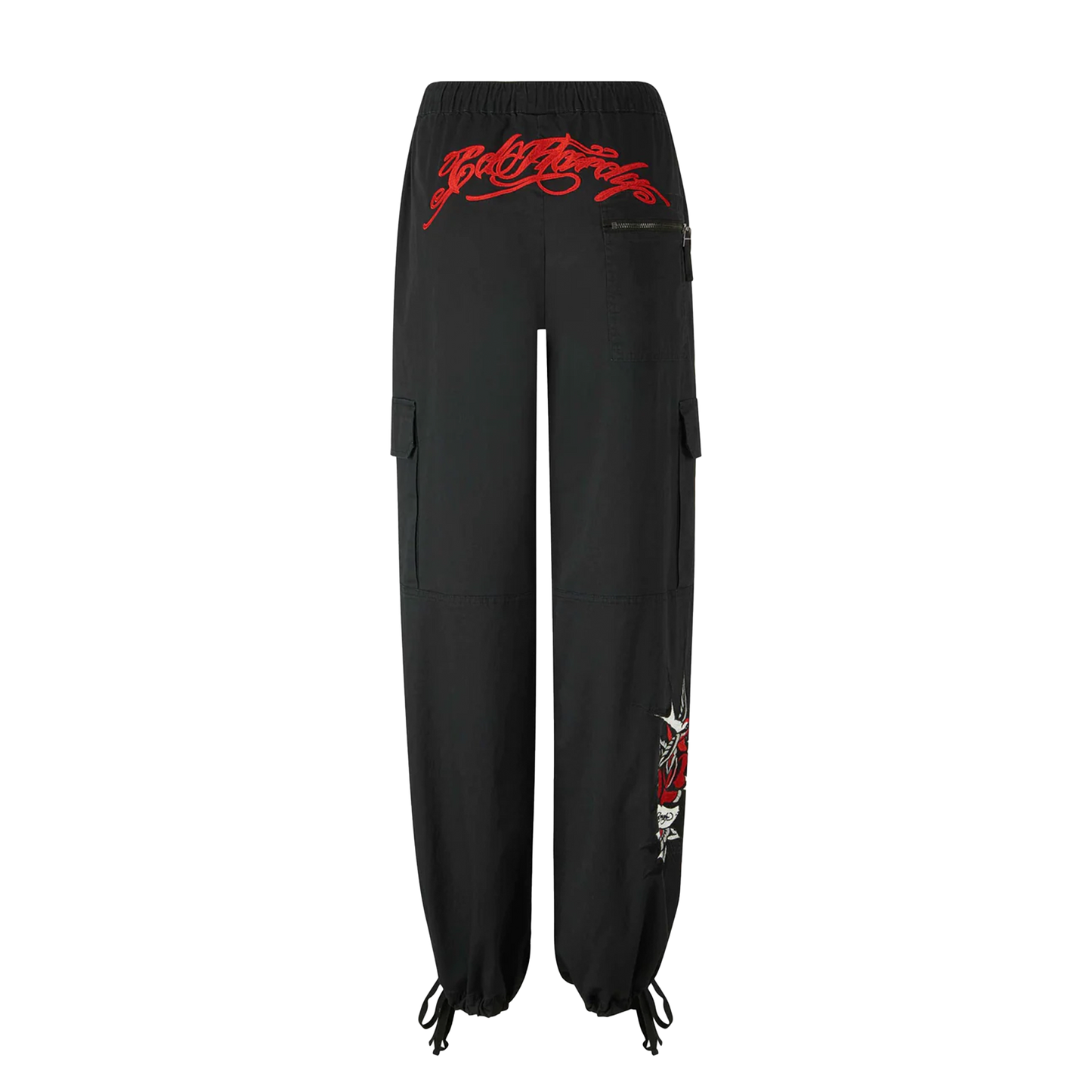 ED HARDY Cargo Pant Hollywood Swallow - Black