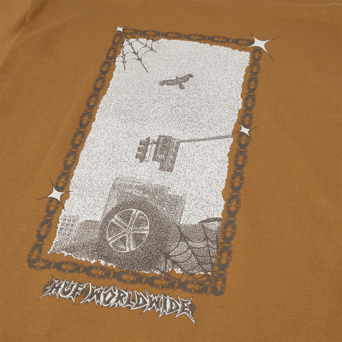 HUF S/S T-Shirt Car Club - Camel