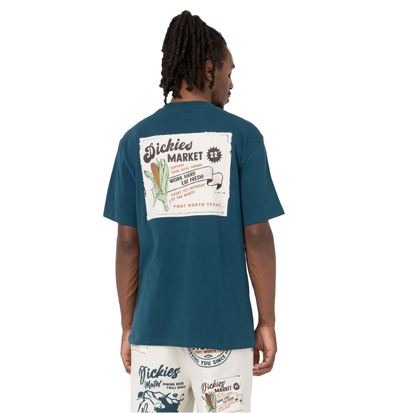 DICKIES Grainfield T-Shirt Reflecting Pond
