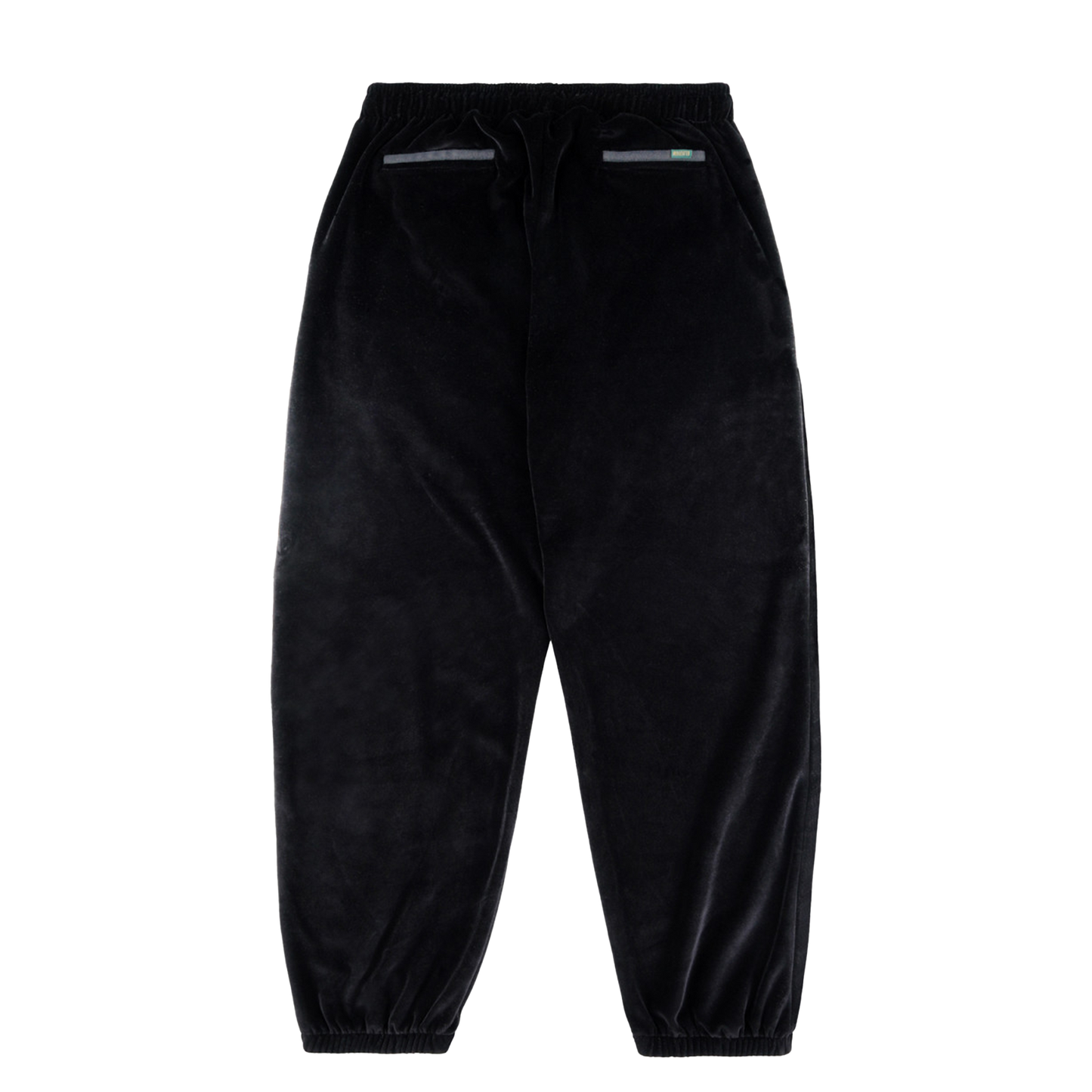 MAGENTA Dimanche Velvet Trackpants - Black