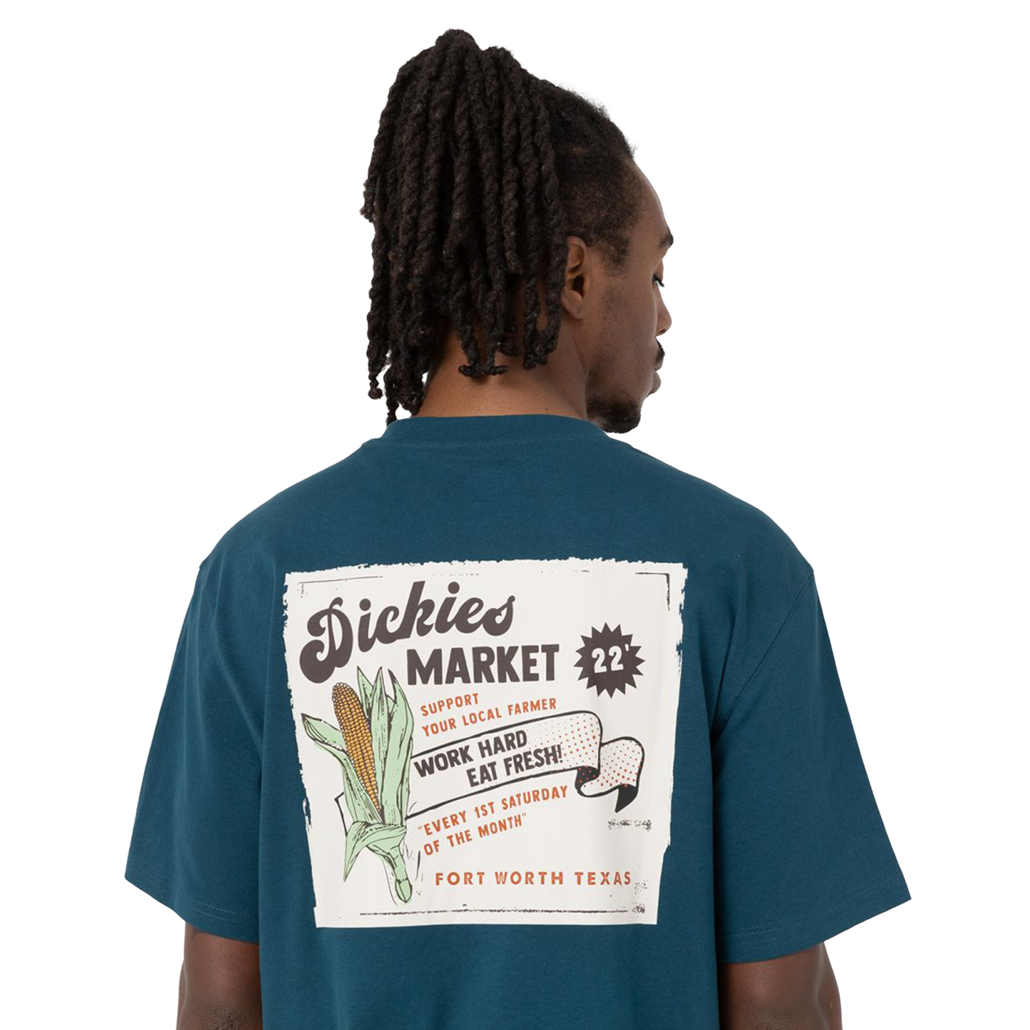 DICKIES Grainfield T-Shirt Reflecting Pond