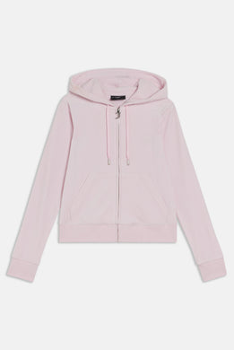 JUICY COUTURE Zip Through Hoodie - Cherry Blossom