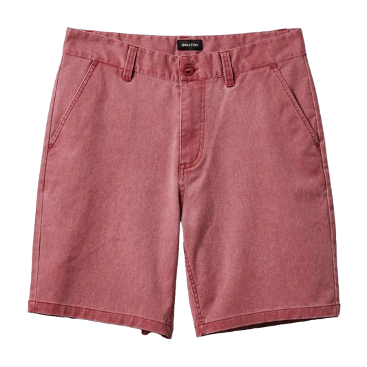 BRIXTON CHOICE CHINO SHORT ISLAND BERRY VINTAGE WASH