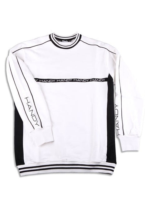 HANDY SUPPLY CO Sweatshirt Fleece White/Black - Circle Collective 