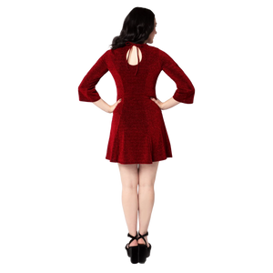 HELL BUNNY Dress Loco-Motion - Red