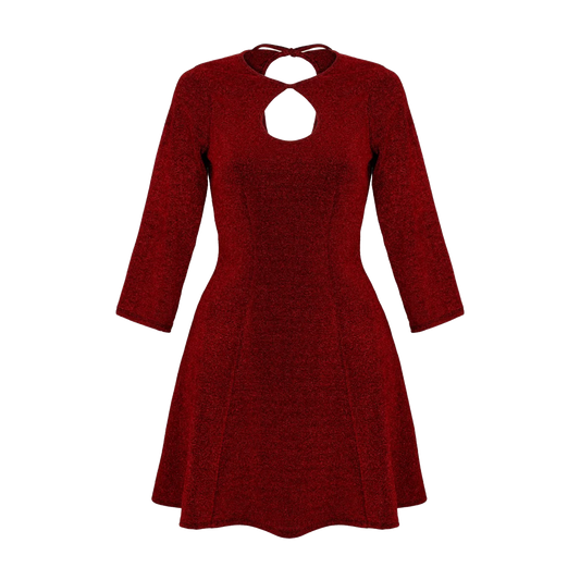 HELL BUNNY Dress Loco-Motion - Red