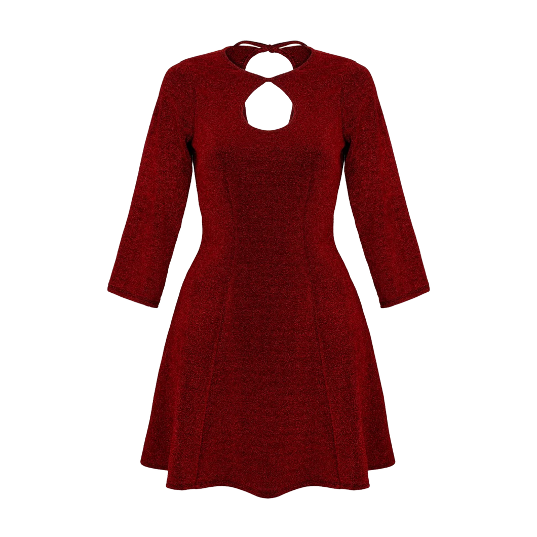 HELL BUNNY Dress Loco-Motion - Red