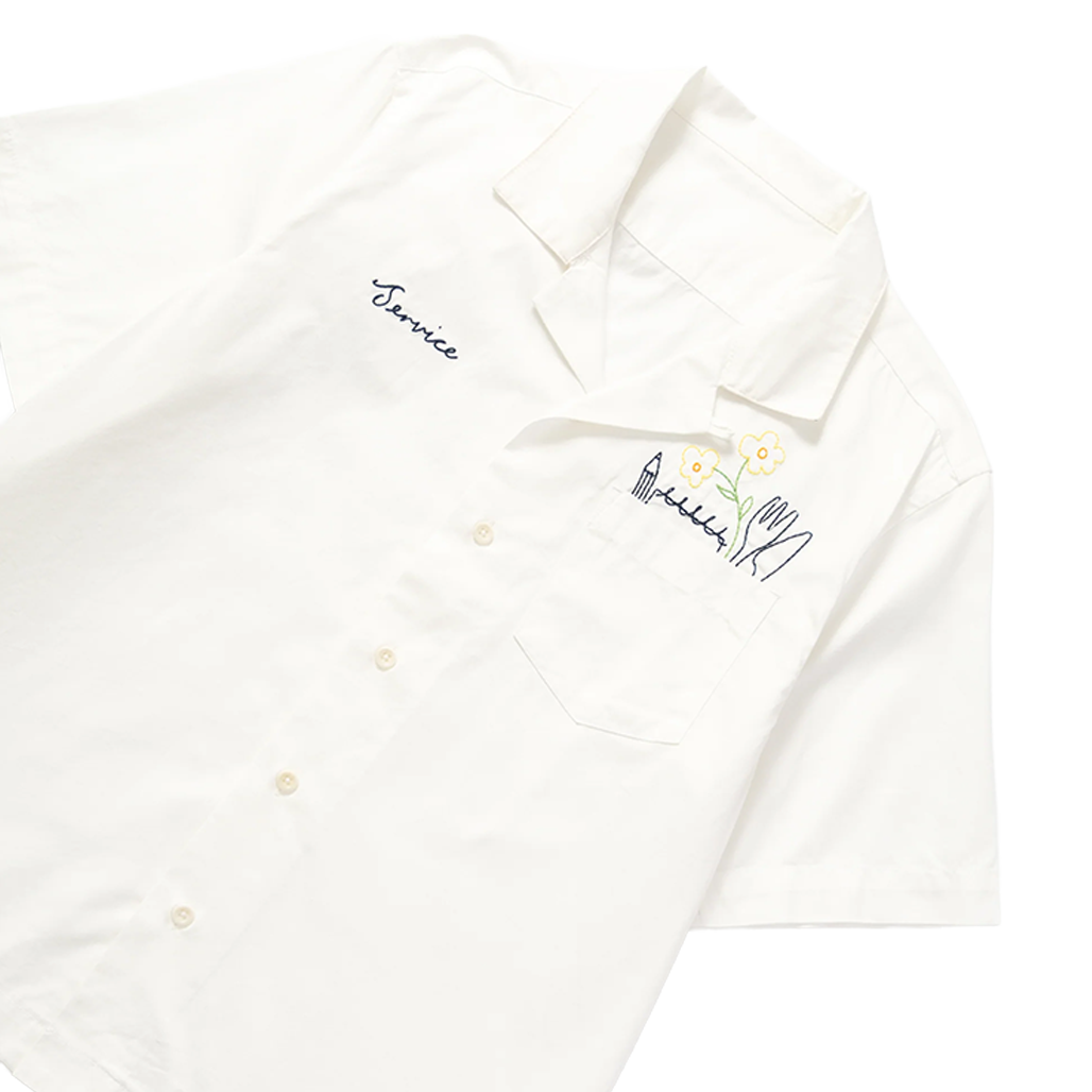 SERVICE WORKS Shirt Necessities Light Twill - Off White