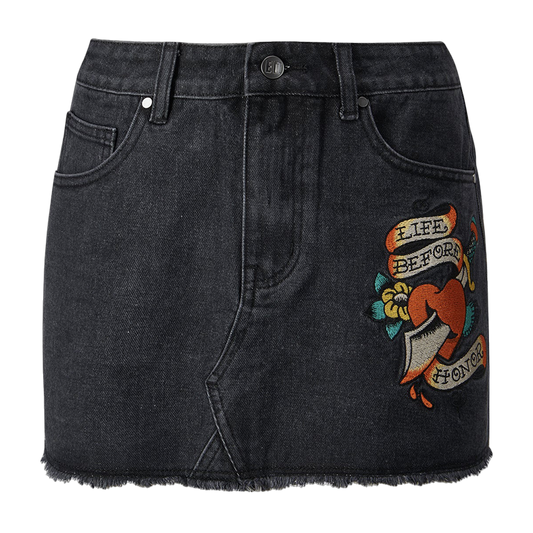 Ed Hardy Life Before Drop Mini Skirt
