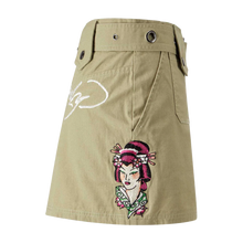 ED HARDY Womens Geisha Girl Cargo Mini Skirt