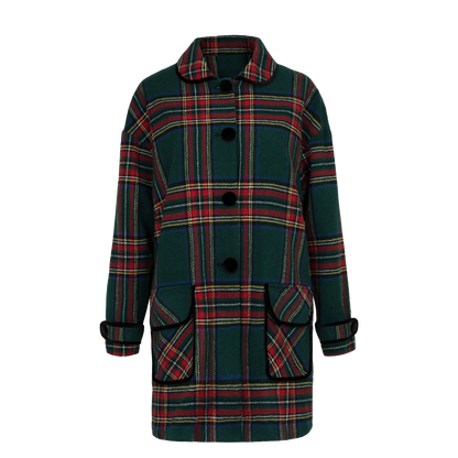 HELL BUNNY Coat Stanley - Green