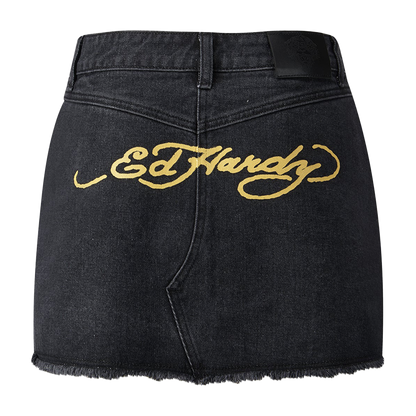 Ed Hardy Life Before Drop Mini Skirt