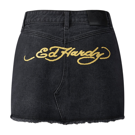 Ed Hardy Life Before Drop Mini Skirt