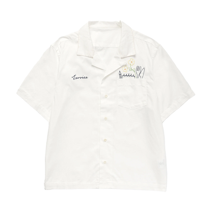 SERVICE WORKS Shirt Necessities Light Twill - Off White
