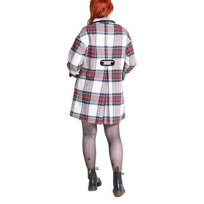 HELL BUNNY Coat Stanley - White