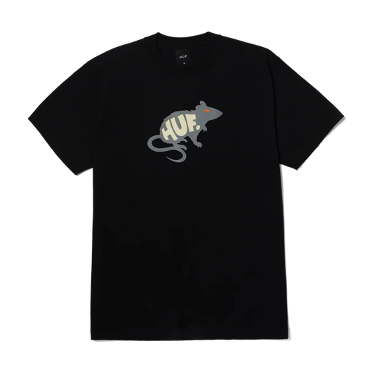 HUF T-Shirt Mans Best Friend - Black