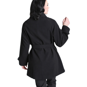 HELL BUNNY Coat Juliette - Black