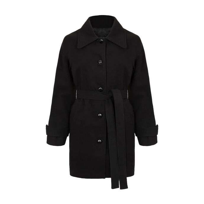 HELL BUNNY Coat Juliette - Black