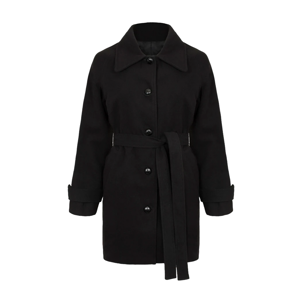 HELL BUNNY Coat Juliette - Black