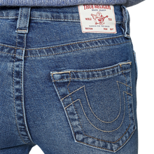 TRUE RELIGION Reagan High Rise Flare Jean With Slit - Forgotten Path