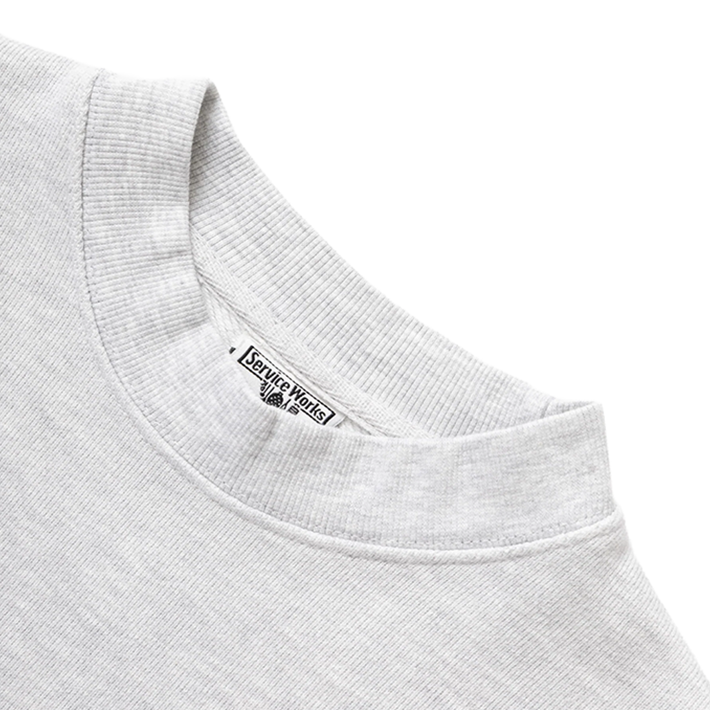 SERVICE WORKS Crewneck Service Logo - Ash