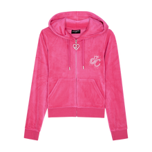 JUICY COUTURE Track Top Amir Scatter Velour Pink
